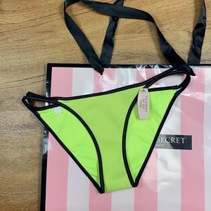 Victoria secret Swim Bikini bottoms Size S Yellow, Black